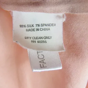Express Design Studio Blush Pink Silk Button Down Blouse Satin Size Small thumbnail 4