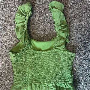 Japna Green Ruffle Strap Jumpsuit thumbnail 3
