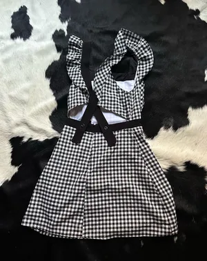 BCBGMAXAZRIA gingham dress thumbnail 2