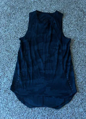 Lululemon Black Camo Tank Top thumbnail 1