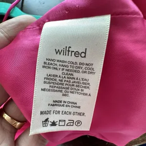 Aritzia Wilfred verso camisole Sz Large hot pink cinched thumbnail 5
