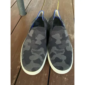 Rothy’s Women The Original Slip On Sneaker Blue Camo Knit Comfort Casual Size 10 thumbnail 7