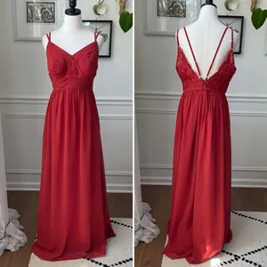 Azazie Burnt Orange Bridesmaid Formal Dress Gown 16 thumbnail 2
