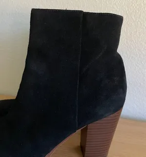 Sam Edelman Black Suede Leather Blake Boots thumbnail 6