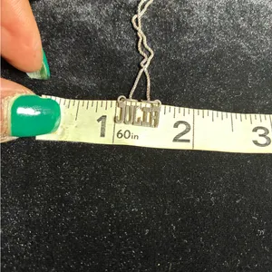 Custom "JULIA" Sterling Silver Block Name Necklace 20” thumbnail 9