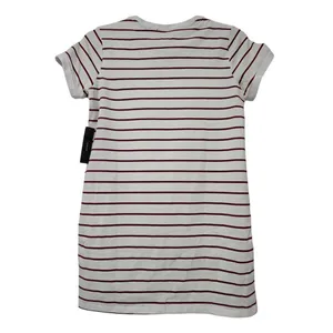 Lulus Knit T Shirt Dress White Red Lined Striped Fisherman Size Small Natical thumbnail 7