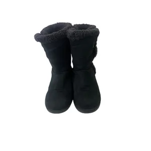 Airwalk Women's Black Fuzzy Snow Boots thumbnail 2
