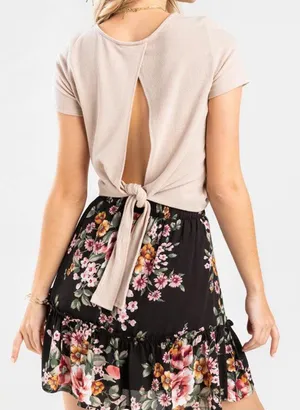 Francesca's Back Tie Tank thumbnail 1