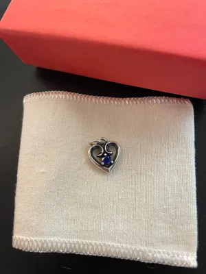 James Avery Remembrance Heart Birthstone Pendant thumbnail 2