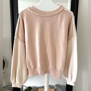 BY TOGETHER Long Ballon Sleeve Sweater thumbnail 2