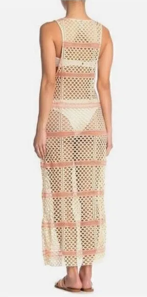New. Pilyq fishnet coverup dress. XS/S. Retails $164 thumbnail 1