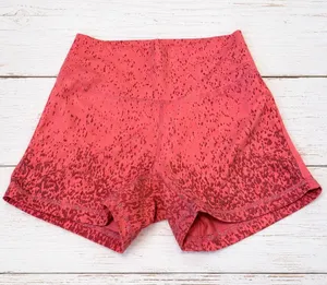 Buffbunny Small Pink Speckled‎ High Rise Athletic Shorts thumbnail 1