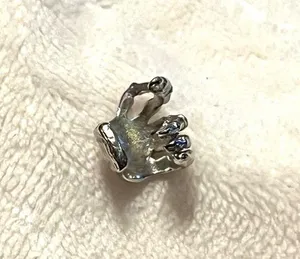 Silver Skeleton hand Ear Cuff thumbnail 3