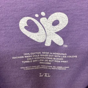 Olivia Rodrigo Guts Popstar Purple T-Shirt L/XL thumbnail 4