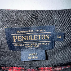 Pendleton Wool Plaid‎ Straight Leg Pants Size 12 Made In The USA thumbnail 4