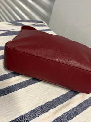 Universal Thread Burgundy Shoulder Bag with Gold Studs thumbnail 5