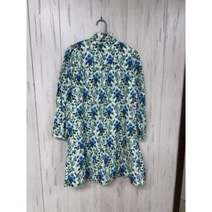 Tuckernuck Cerulean Vine Cotton Linen Palmerston Dress Women's XS New thumbnail 6