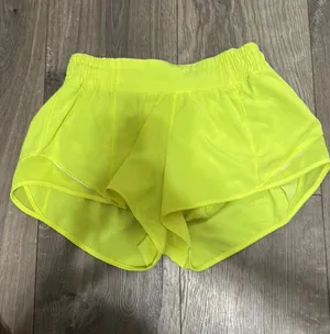 Lululemon Neon Shorts Hotty Hot thumbnail 1