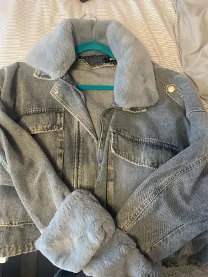 Missguided denim jacket thumbnail 1