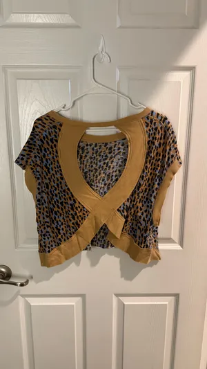 Free people movement leopard top thumbnail 3