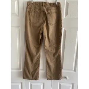 Lauren‎ Ralph Lauren Studded Straight Jeans 10P Tan Boho Western Cotton Size 10P thumbnail 5