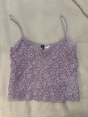 H&M Lace Tank See through thumbnail 1