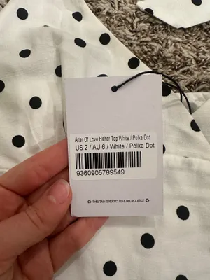 Princess Polly polka dot halter top thumbnail 7