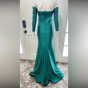 ATRIA COUTURE Long Forest Green Evening/Formal Dress Size Large P-35 thumbnail 5