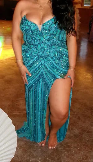 Jovani Prom Dress Blue size thumbnail 1