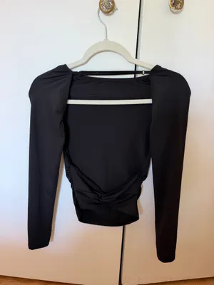 Blouse open back shein thumbnail 2