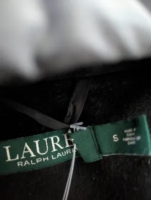 Lauren Ralph Lauren Moxed-Media Toggle Puffer Coat Size Small thumbnail 4