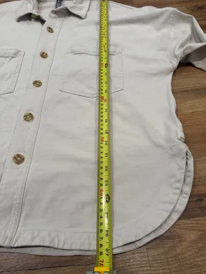 Vuori Mackenzie Shirt Jacket - Ivory/Cream size M/L thumbnail 12