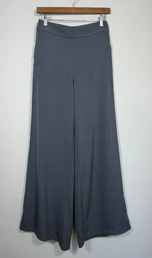 Max Studio London Wide Leg Trousers Gray NEW Size Medium thumbnail 1
