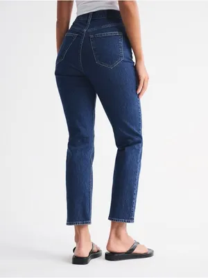 ABERCROMBIE & FITCH Curve Love The Ankle Straight Ultra High Rise Jeans thumbnail 2