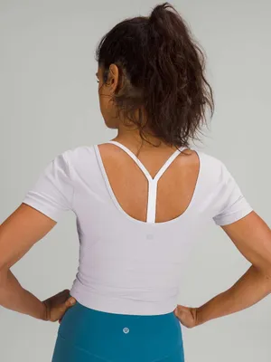 Lululemon Align T-Shirt in Chrome - Size 2 thumbnail 2