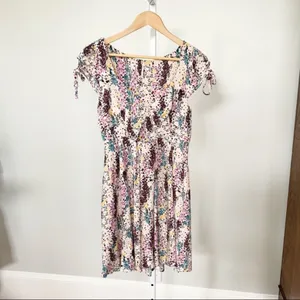 New free people‎ keyhole miss right floral dress small thumbnail 6