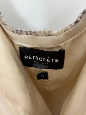 Retrofête Winslow Dress in Vintage Snake thumbnail 7