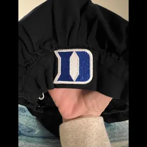 Duke Black Bouffant Scrub Cap with Logo Patch thumbnail 3