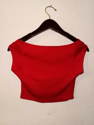 Baby Red Crop Tee thumbnail 2