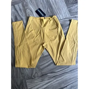 Alphalete Women's Pulse Kinetic Legging - Exotic Yellow, Size Medium thumbnail 4