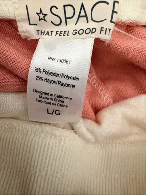 L*SPACE Best Life Pullover & Pant Set, Women's Size L Primrose & Cream NWT thumbnail 12