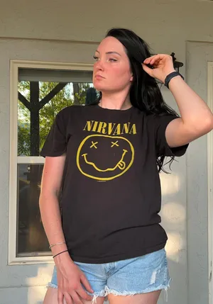 Nirvana Tshirt Black Size L thumbnail 1