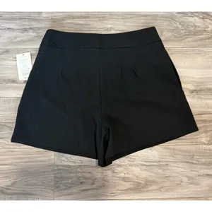 A New Day Women’s Shorts 8 Black Stretch High Rise Dress Shorts NWT thumbnail 2