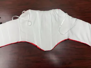 Windsor NWT Red Shiny Strapless Corset Top Size Large thumbnail 3