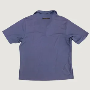 Ariat Polo Shirt Women Medium Blue Short Sleeve Coolmax Stretch Equestrian‎ Top thumbnail 2