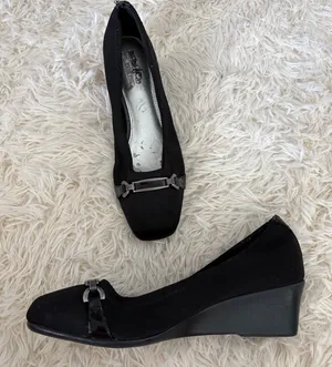 Coach Black‎ Wedge Heels Pumps Shoes size 8 thumbnail 1