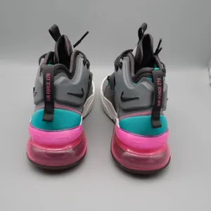 Nike Air Force 270 GS Wolf Grey Hyper Pink Teal AJ8208-005 6Y Women 7.5 Sneaker thumbnail 8