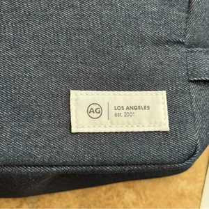 AG Adriano Goldschmied NWT Los Angeles Denim Toiletry Cosmetic Makeup Bag thumbnail 2
