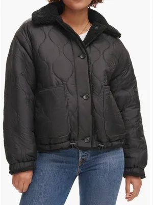 Levi's Quilted High Pile Fleece Reversible Jacket thumbnail 1