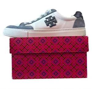 Tory‎ Burch Color Block T Logo Leather Sneakers 9.5 Box Style 161131 thumbnail 1